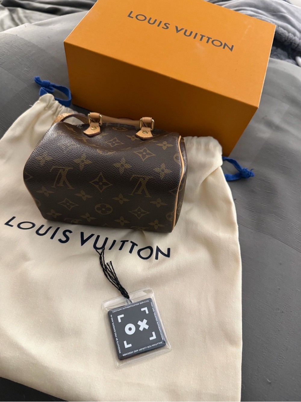 Louis Vuitton Brown Monogram Nano Speedy